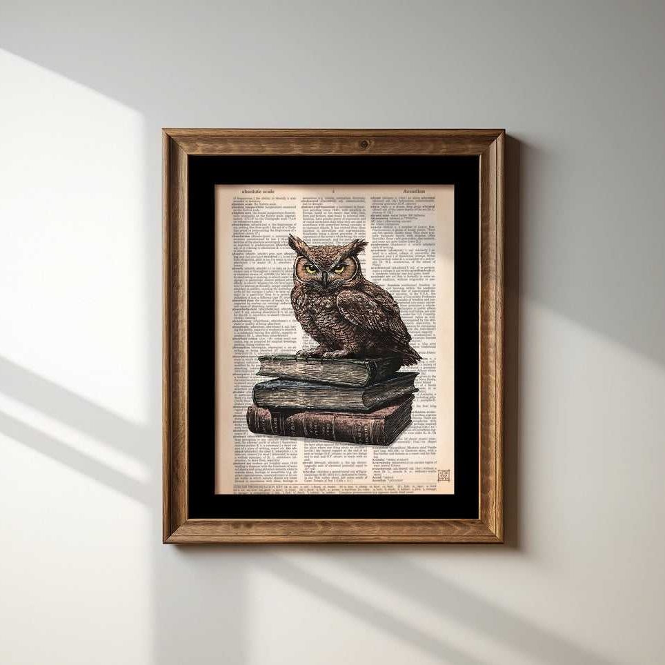 Books w/ Horned Owl image 1