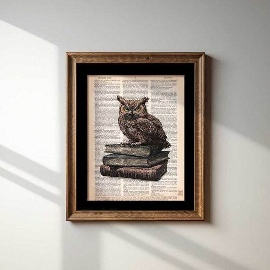 Books w/ Horned Owl image 1