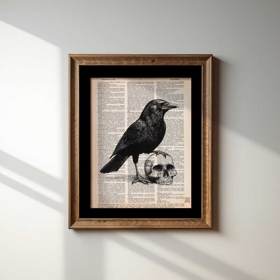 Raven w/ Skull image 1