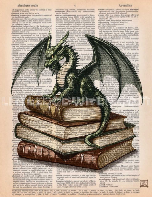 BookStack w/ Dragon image 0