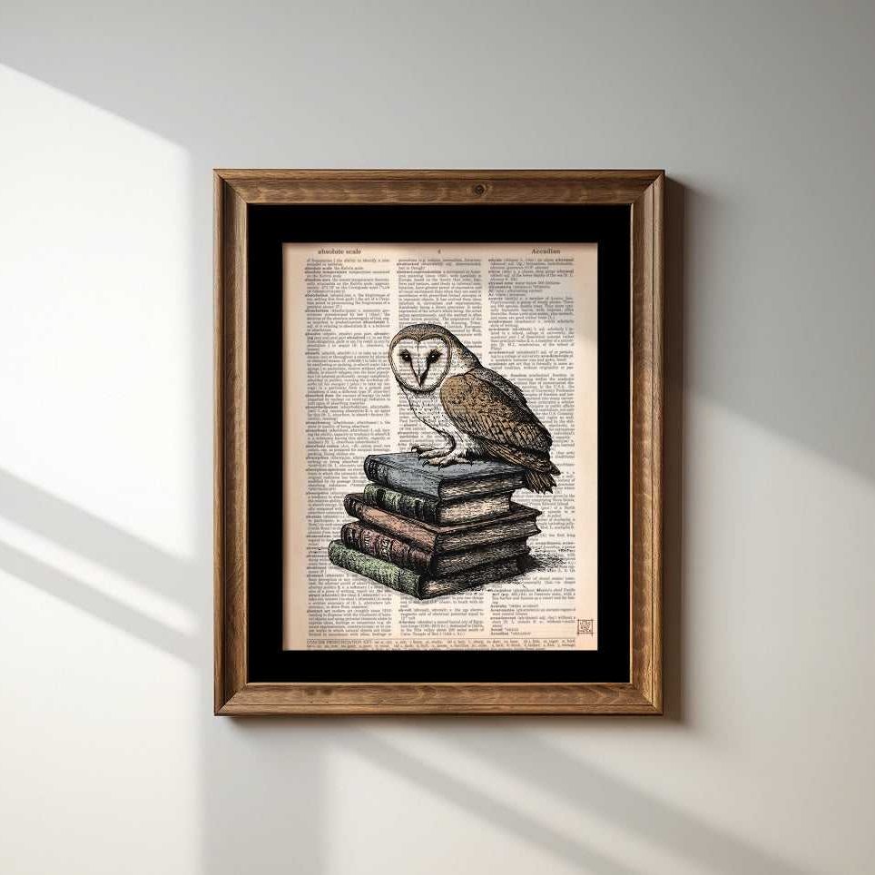 Books w/ Barn Owl image 1