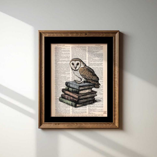 Books w/ Barn Owl image 1