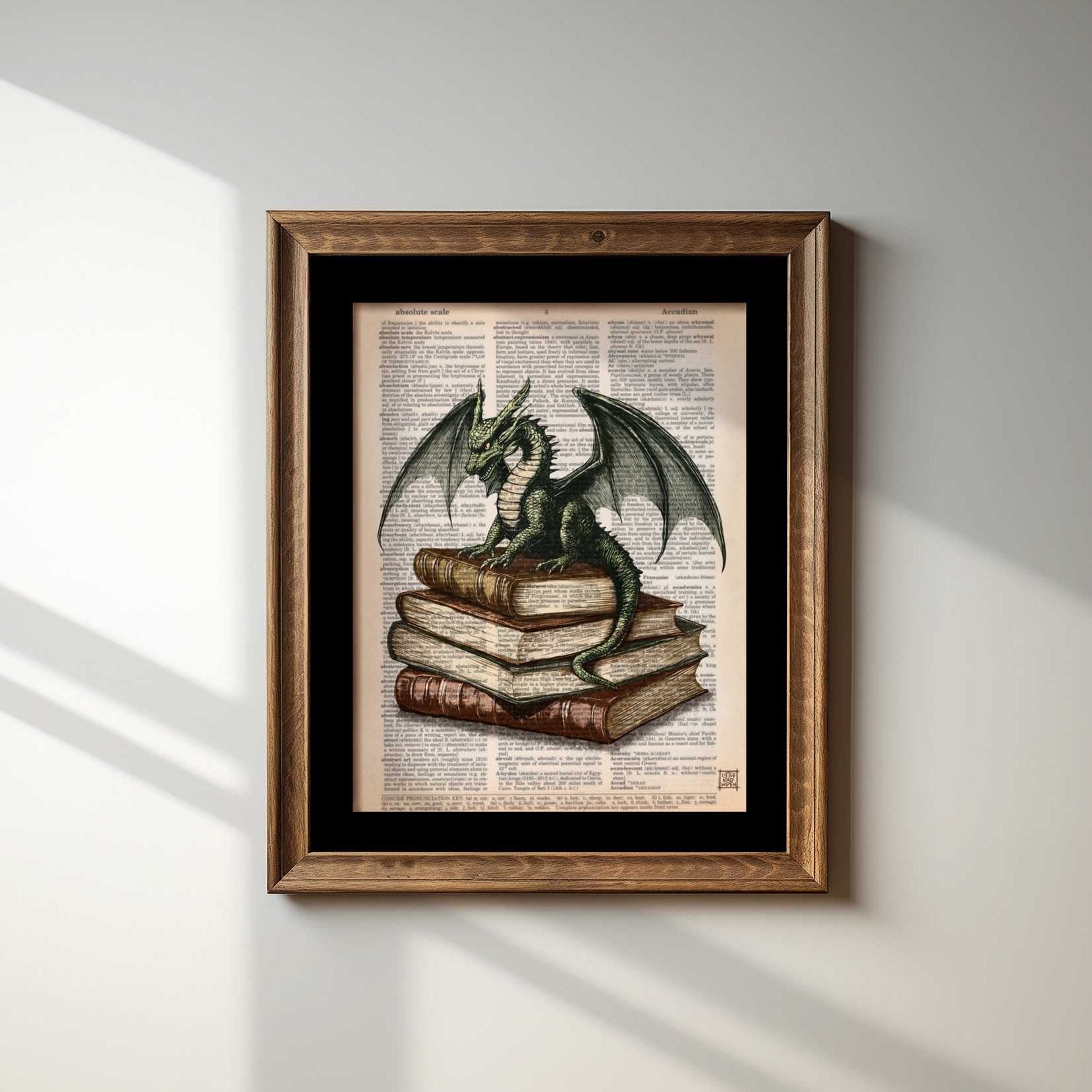 BookStack w/ Dragon image 1