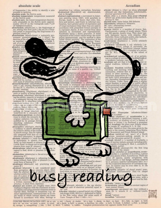 Snoopy Reading