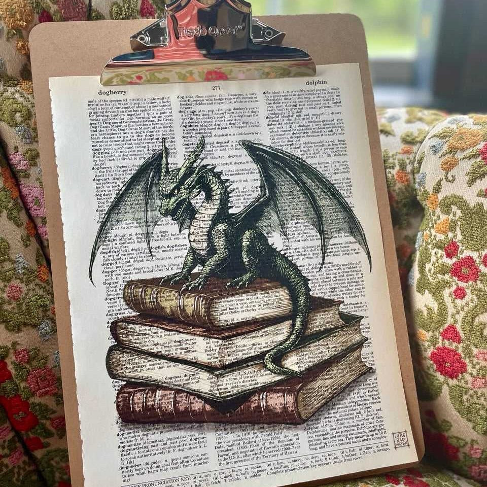 BookStack w/ Dragon image 2