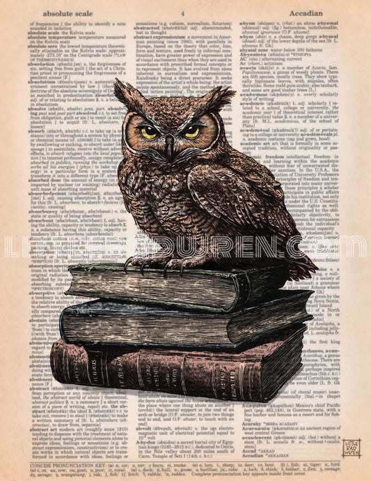 Books w/ Horned Owl image 0
